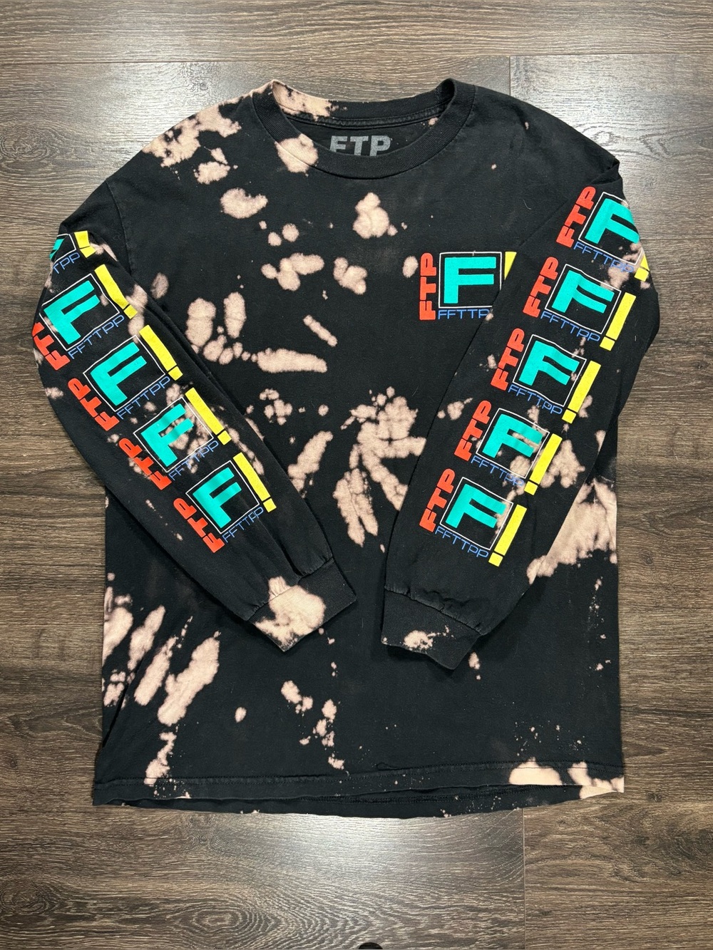 Rare FTP Tie Dye Long Sleeve Tee
